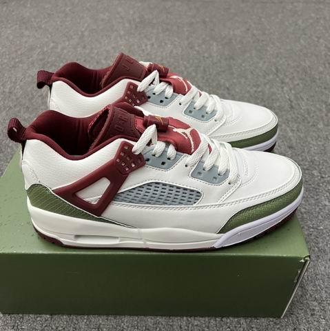 Air Jordan 3.5 Spizike Low Men's Basketball Shoes White Wine Green-79